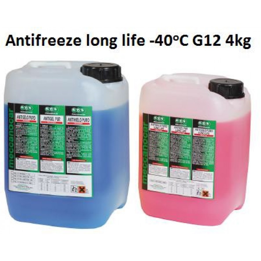 ANTIFREEZE LONG LIFE -40oC RED MECCANOCAR