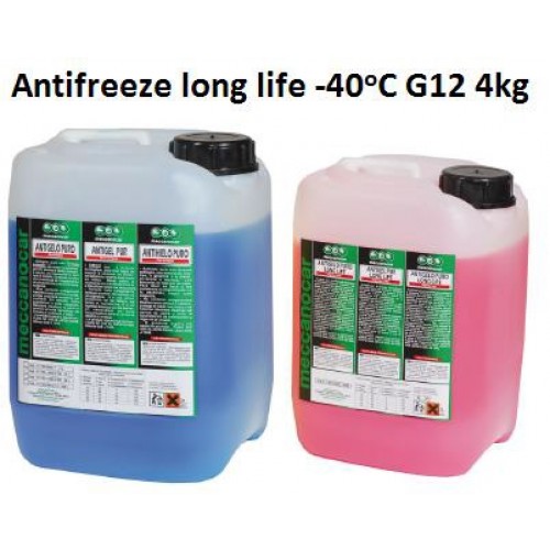 ANTIFREEZE LONG LIFE -40oC RED MECCANOCAR
