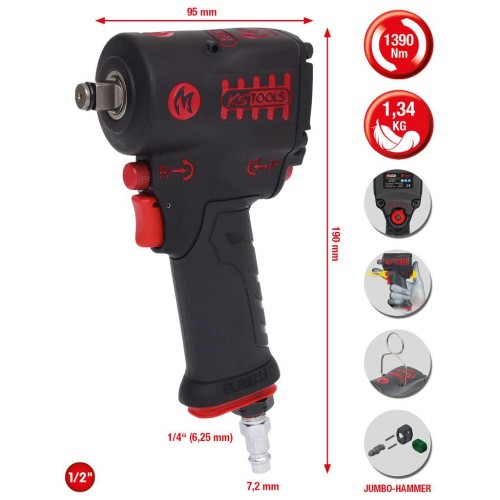 ΑΕΡΟΚΛΕΙΔΟ KS TOOLS MINI MONSTER 1/2"
