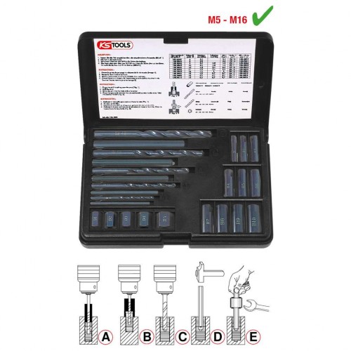 KS TOOLS ΣΕΤ ΕΞΟΛΚΕΙΣ ΣΠΕΙΡΩΜΑΤΩΝ