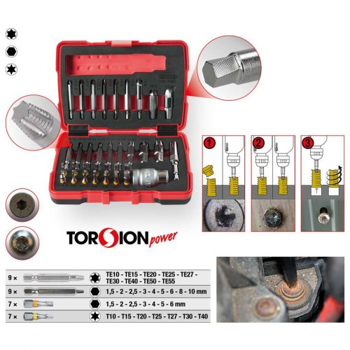 KS TOOLS ΣΕΤ ΕΞΟΛΚΕΙΣ ΒΙΔΩΝ TORX & ΑΛΛΕΝ